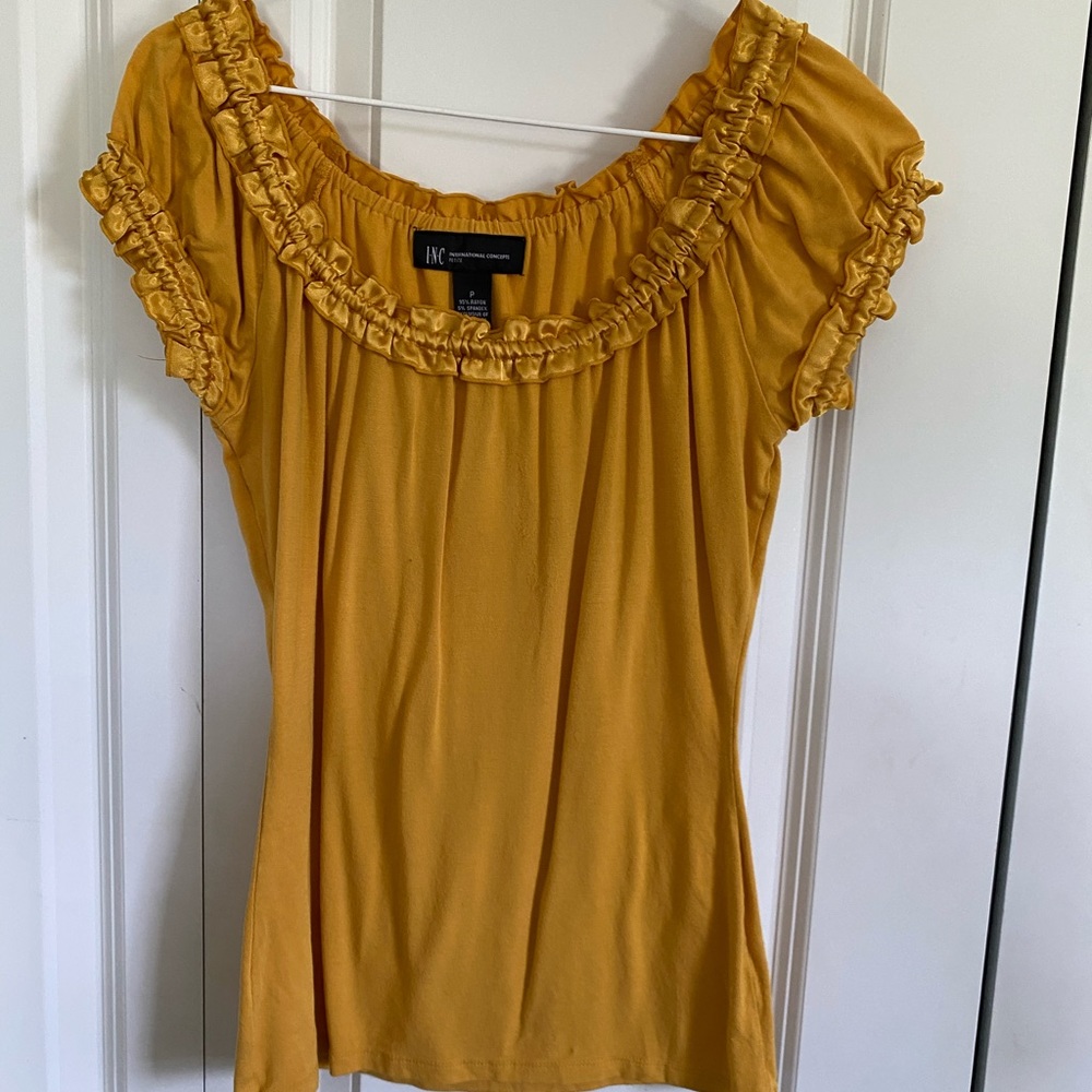 INC mustard top